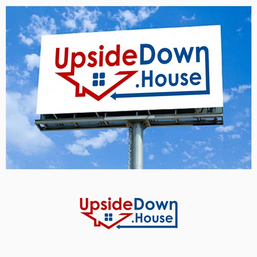 Logo Concept For UpsideDown.House