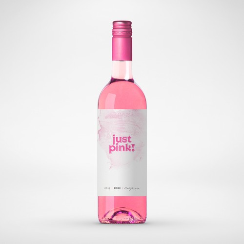 Just Pink! - Rose - Wine Label