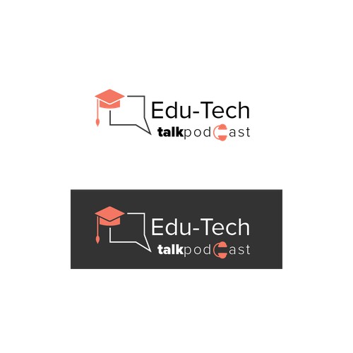 Classic, clean logo for Edu-Tech Talk Podcast