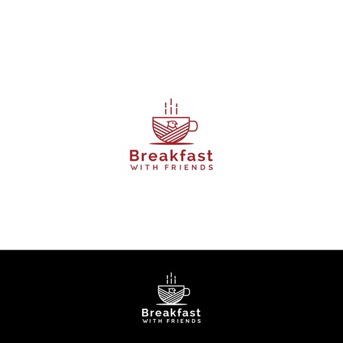 Logo design for breakfast with friends