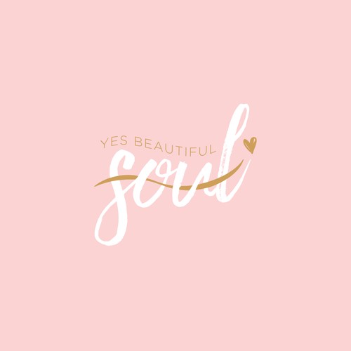 Yes, Beautiful Soul Custom Logo Design