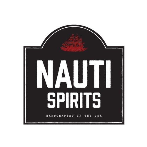 Nautical Logo for hand-crafted moonshine