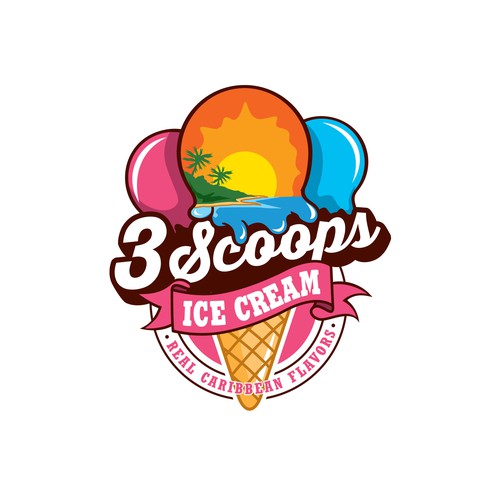 3 scoops