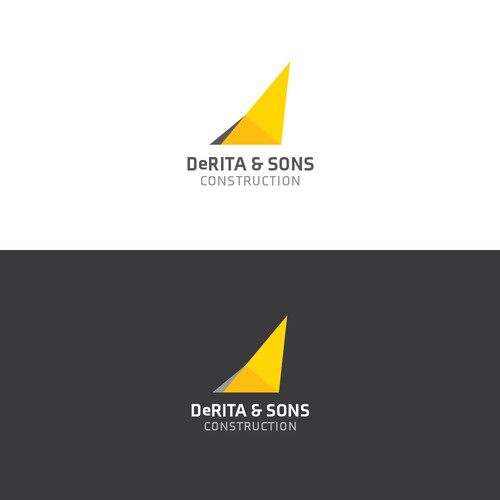 Bold and modern logo for a civil construction company.