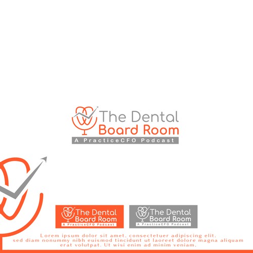 Abstract Logo For Dental Financial Podcast