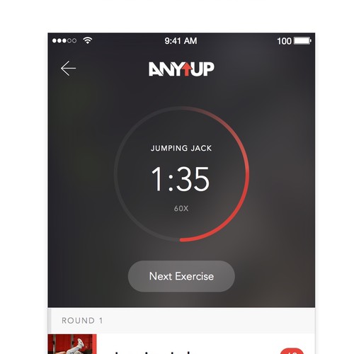 Design iOS fitness app