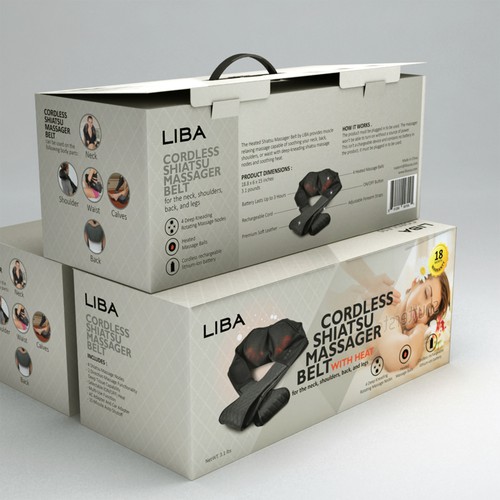 Cordless Shiatsu Massager Belt