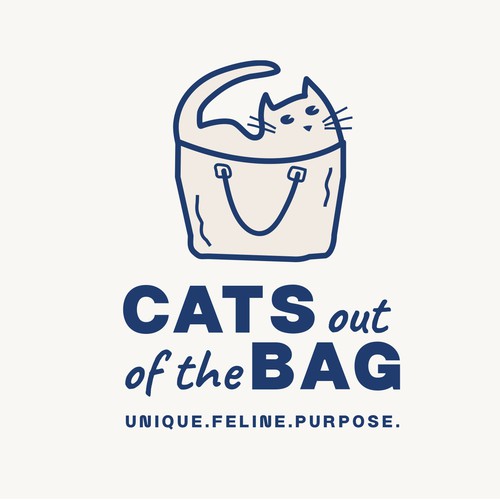 Cute logo design for an ecommerce retailer for cats and people who love them