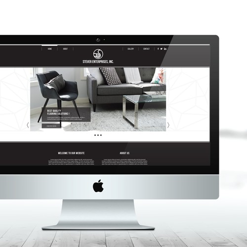 Logo + website design for a commercial floor installer