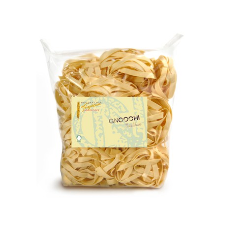 bold, vintage design for pasta
