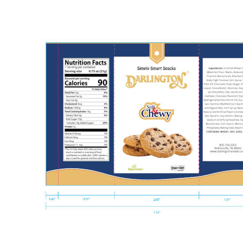 cookies label design