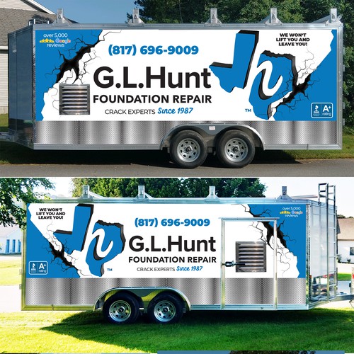 Trailer wrap design