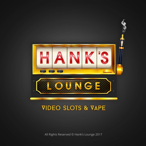 Hank's Lounge Logo Design