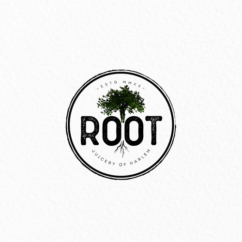 Logo for Root Juicery of Harlem