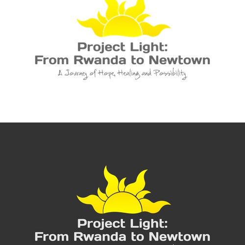 Create a movie logo that portrays hope, healing and possibility