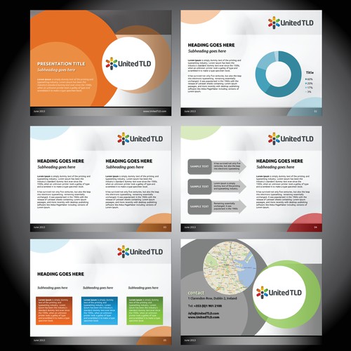 Help United TLD PowerPoint Template Design with a new design