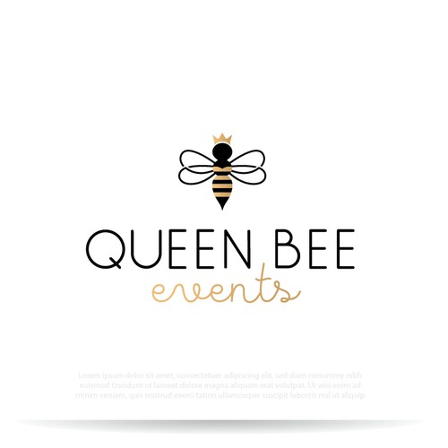 Elegant feminine logo for  Event Planning Company