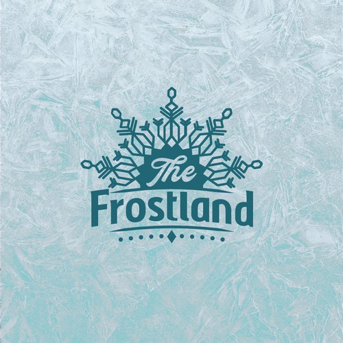 The Frostland logo design concept