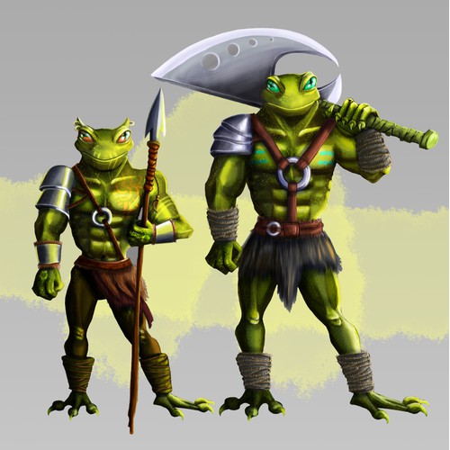 Warrior  frogs