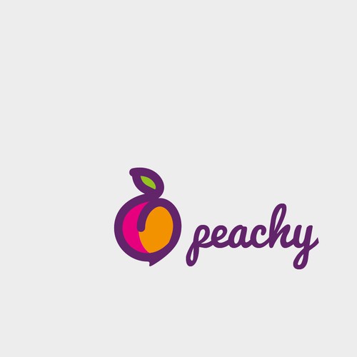 A peach logo
