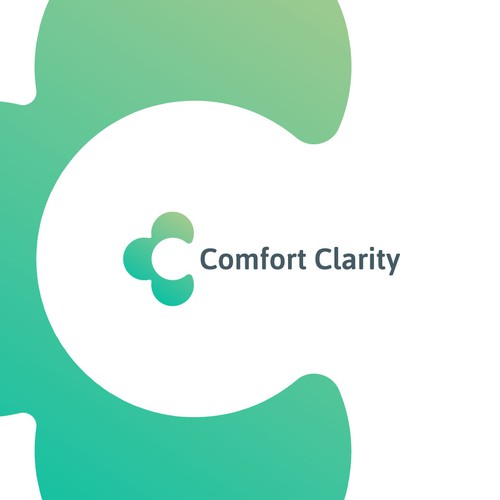 C for Comfort Logo Symbol letter mark 