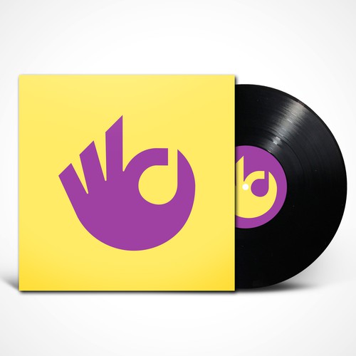 Okay Music: Negative Space Logo Icon