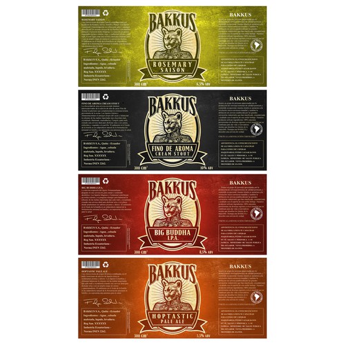product label for BAKKUS