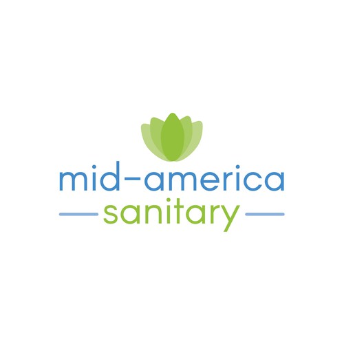 Simple Logo For Medical Sanitation Company