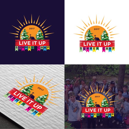 Create a Summer Camp Theme Logo