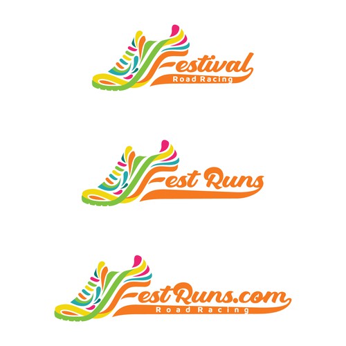 Logo Design Festival Road Racing