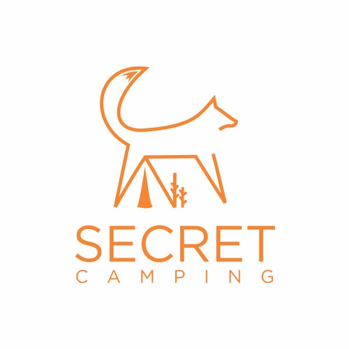 Logo secret camping