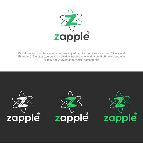 Powerful Logo for Safe and Secure Digital Currency Exchange