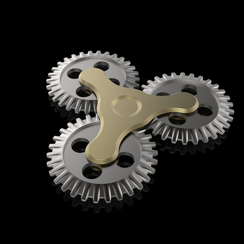 Mechanistic spinner toy
