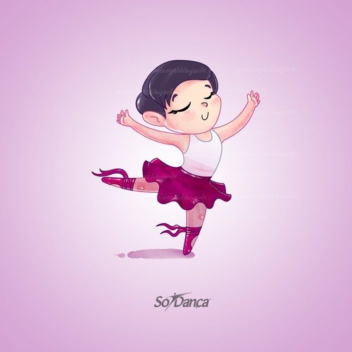 Character desing for Só Dança Ballet.