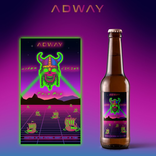 Beer label design