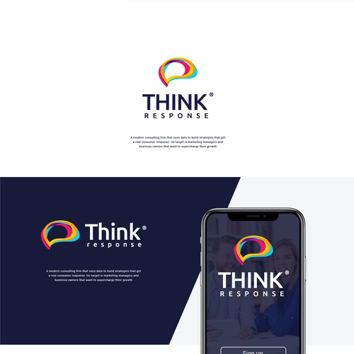 Bold Logo for think response