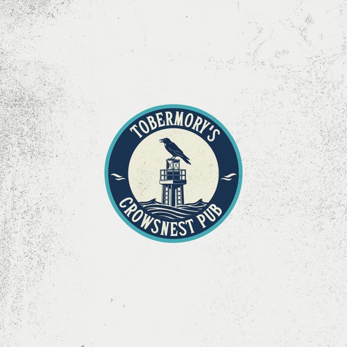 Tobermory’s Crowsnest Pub Emblem Logo