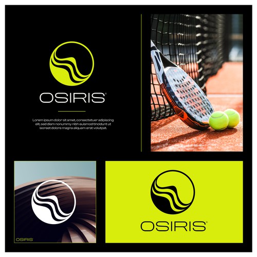 Osiris Logo and Branding Design for Tennis Court