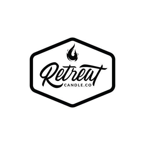 Logo Concept Retreat Candle.Co