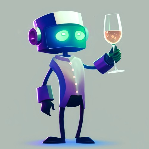Ai wine Recommender Mascot
