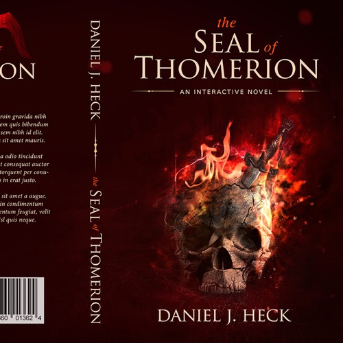 Remember 'choosing your own adventure?'  Create a cover for a new interactive novel