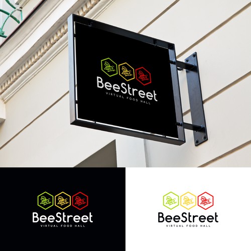 Winning Logo Concept for Bee Street