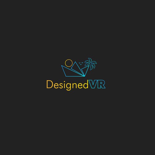 Designed VR Logo Design.