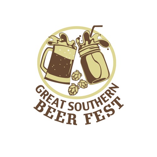 Bold logo concept for Beer Festival