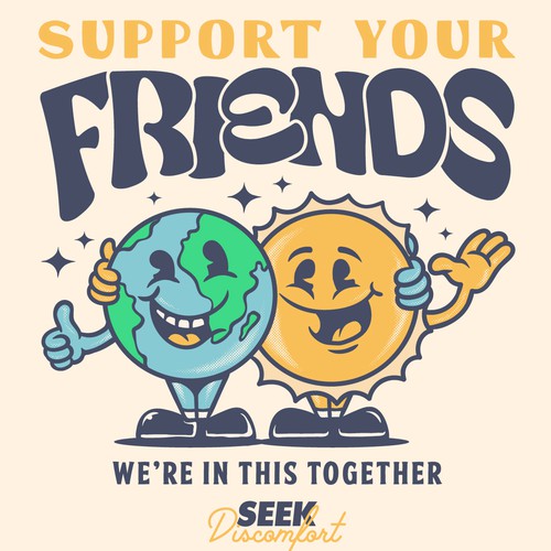 Sun and World are friends summer tshirt