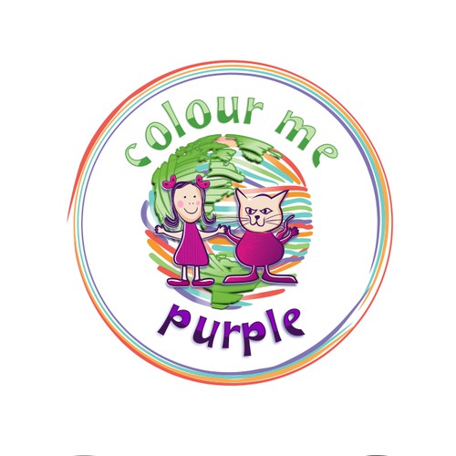 Bold logo design for  Color me 
