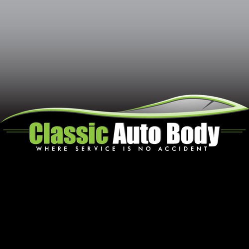 Concept logo for an auto body shop