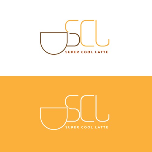 Fun and modern coffe concept