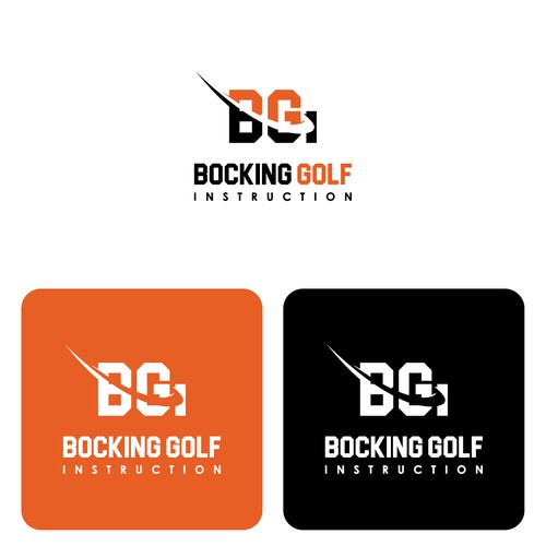 monogram logo concept for BGI