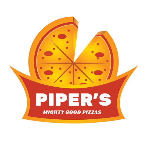 Create an eye-catching logo to entice customers to try our pizza.